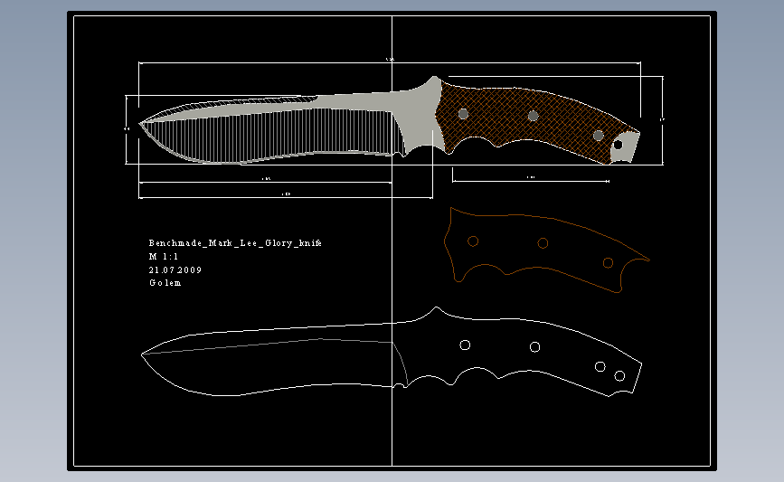 CAD刀具图纸系列benchmade