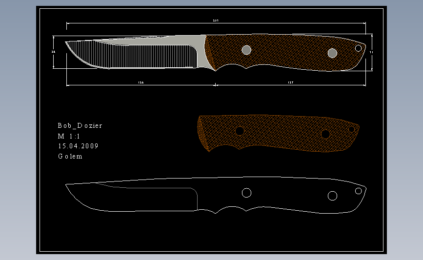 CAD刀具图纸系列bob_dozier