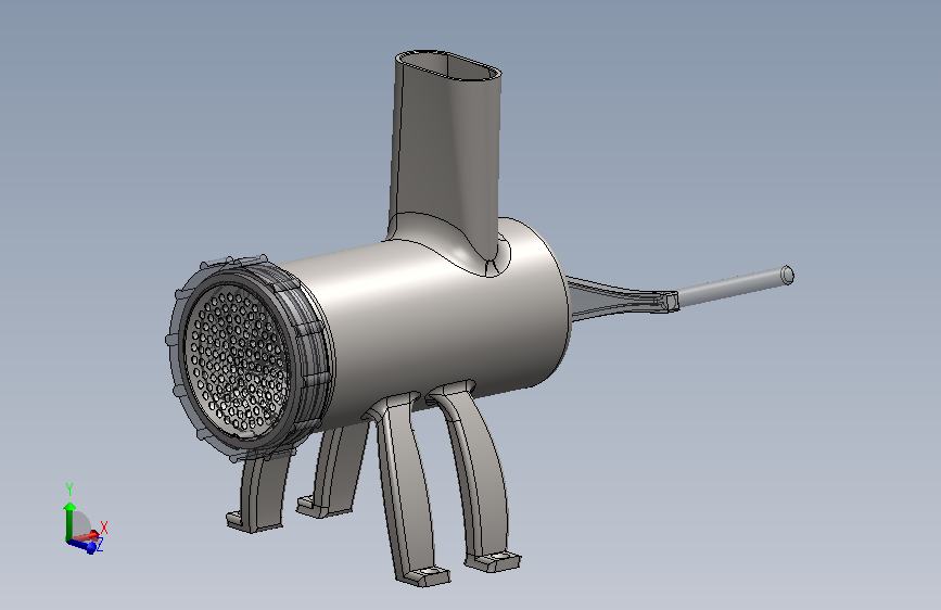 绞肉机3D模型