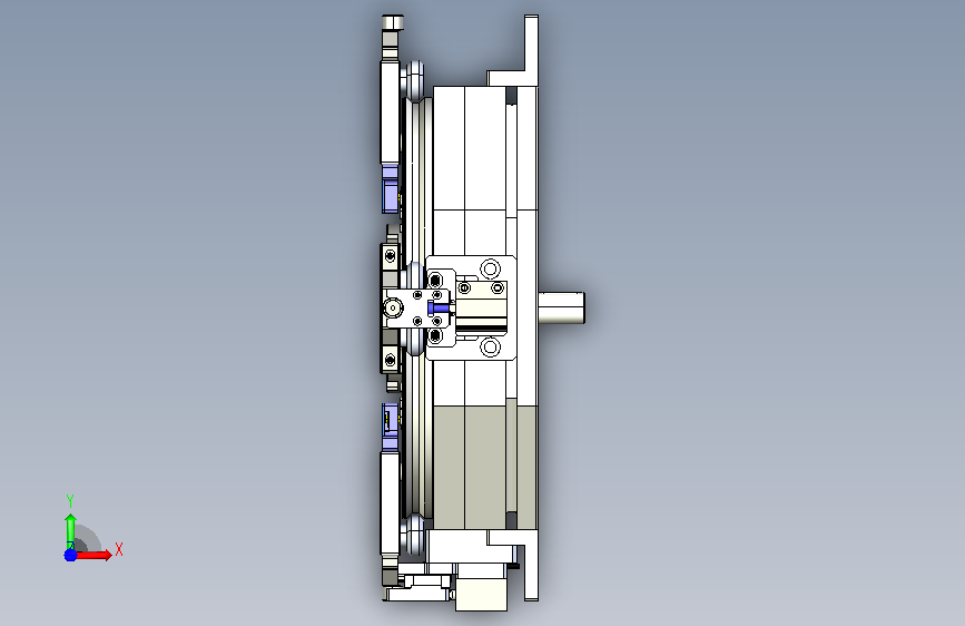 椭圆链条线体_KL-T23-Y300-G8-D3-J381-LX-S 正面视图
