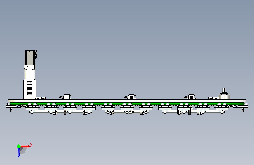 椭圆链条线体_KL-T23-Y300-G24-D5-J133.35-G-C 俯视图