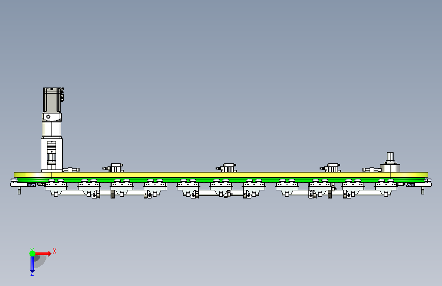 椭圆链条线体_KL-T23-Y300-G24-D11-J152.4-G-C 俯视图