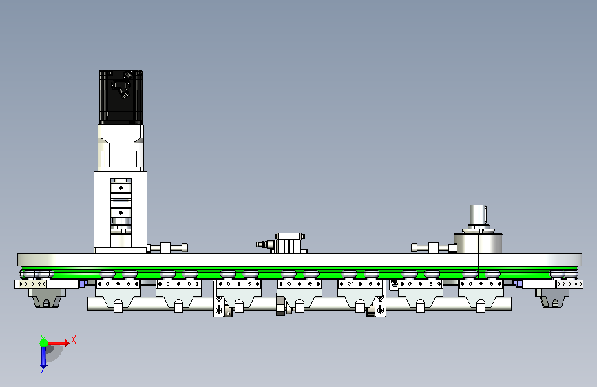 椭圆链条线体_KL-T23-Y351-G18-D7-J114.3-G-C 俯视图
