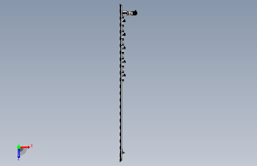 椭圆链条线体_KL-T23-Y500-G46-D20-J228.6-G-S 俯视图