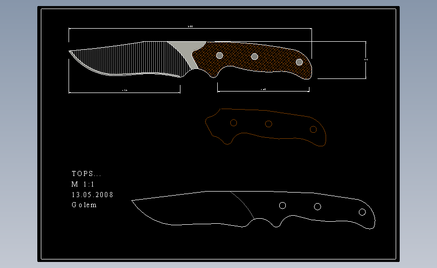 CAD刀具图纸系列e_tops
