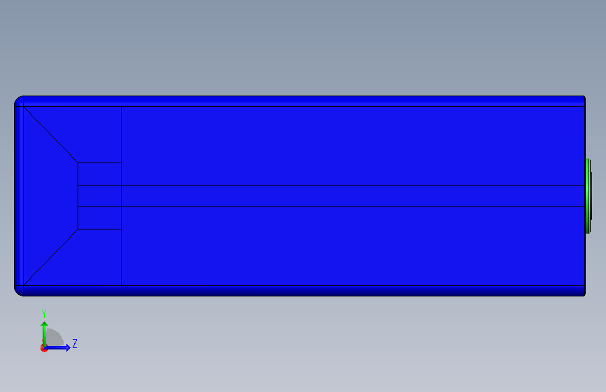 兰钧314Ah数模-Cell-71.75-174-204.7_AllCATPart 左侧视图