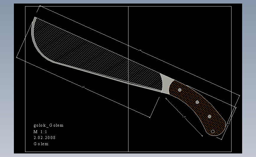 CAD刀具图纸系列golok