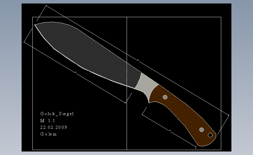 CAD刀具图纸系列golok_siegel