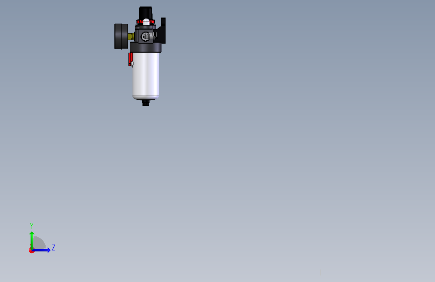两联过滤器 BFC30001 左侧视图