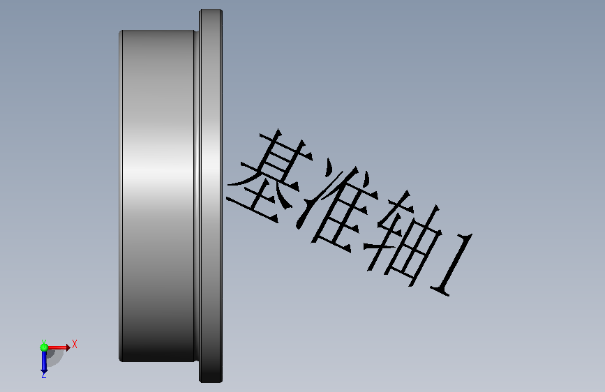 法兰轴承 BAL688ZZ 俯视图