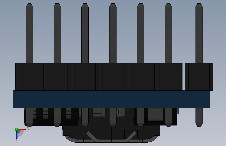 A0018274-Digispark ATTINY85 开发板 Type-C 连接 俯视图