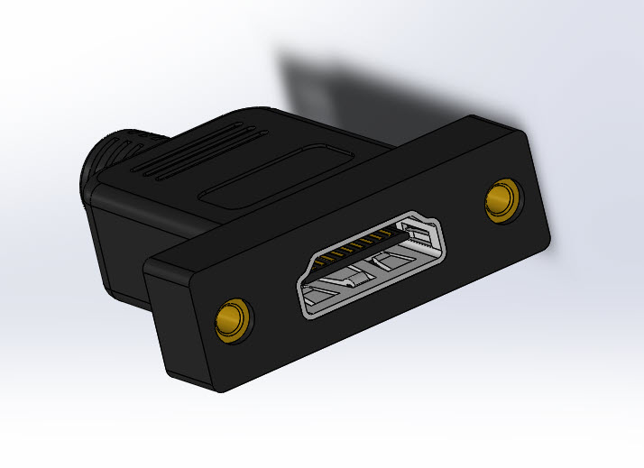 A0018290-带微型 HDMI 连接器的 HDMI 延长适配器