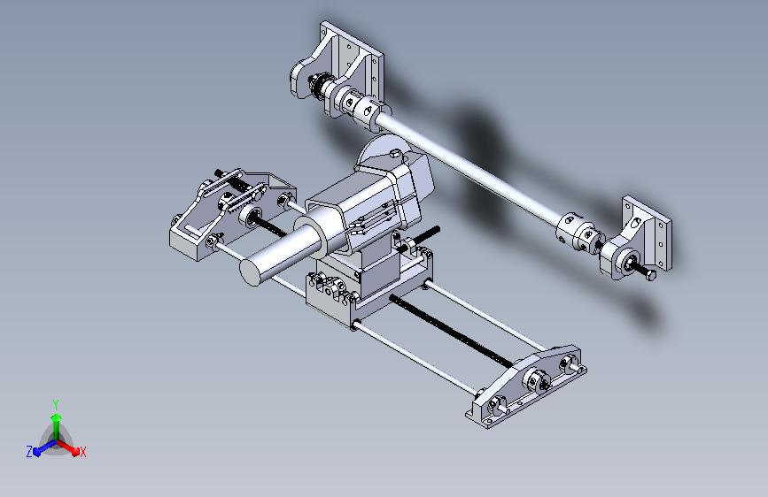 A0018295-挤出螺杆研磨治具(3D打印) – 20毫米直径,20毫米螺距 主视图