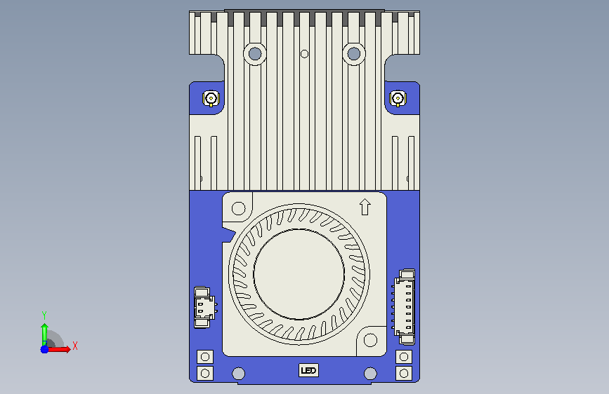 A0018300-Radiomaster GX12 内部射频 正面视图