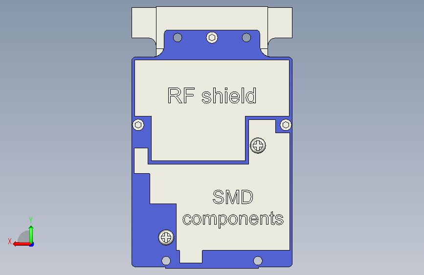 A0018300-Radiomaster GX12 内部射频 背面视图