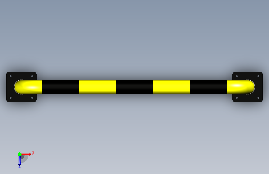 A0018303-安全防护栏(SCH40) 俯视图