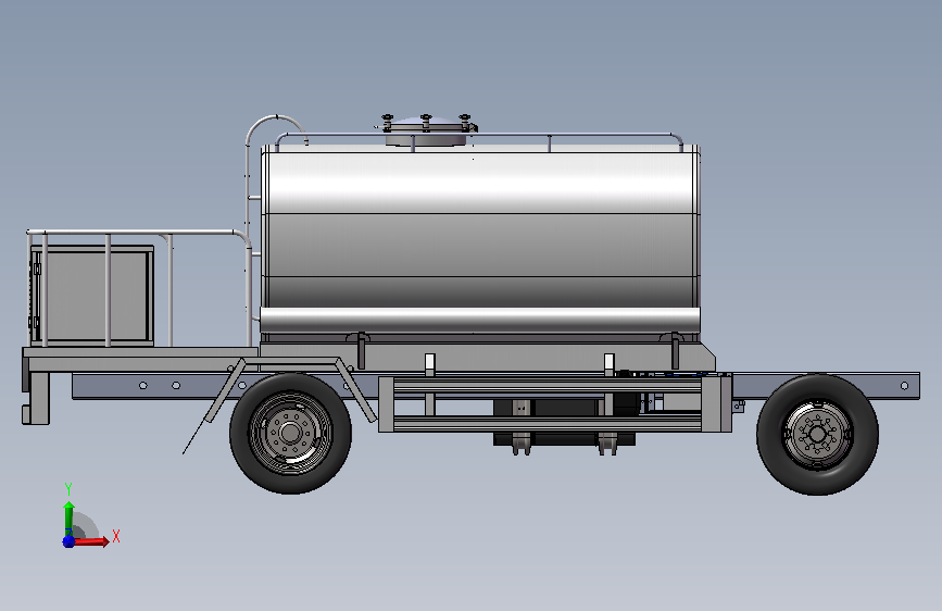 H0008996-5070绿化喷洒车 正面视图