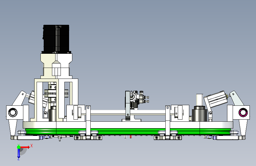 矩形链条线体_KL-T23-Y200-G8-D8-J285.75-G-S 俯视图