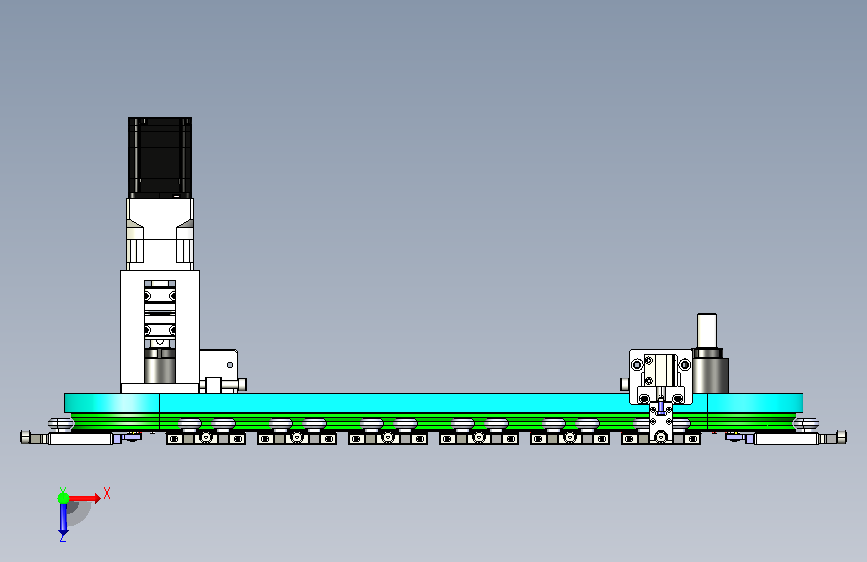 椭圆同步带线体_KL-T23-Y200-G14-D2-J114.3-G-S 俯视图