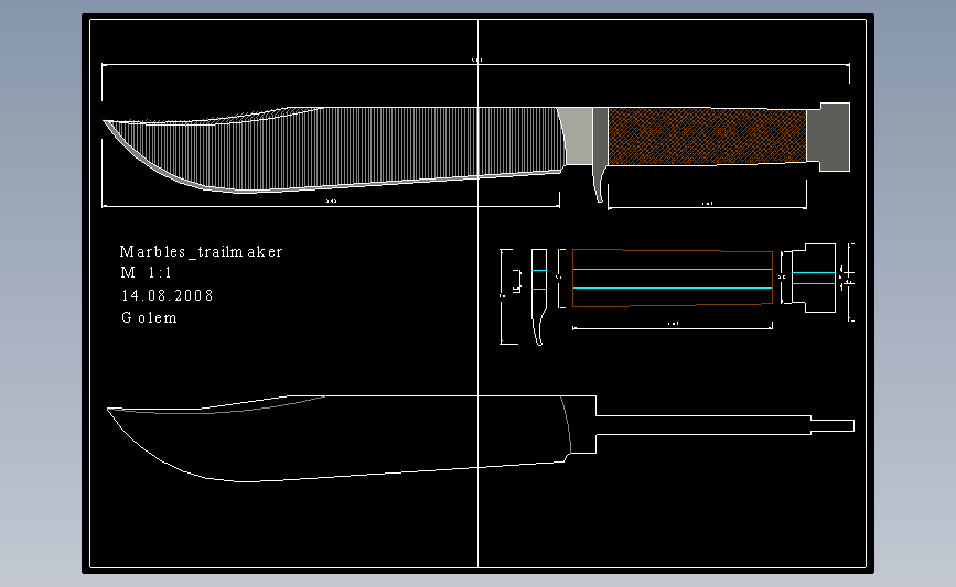 CAD刀具图纸系列marbles_trailmaker