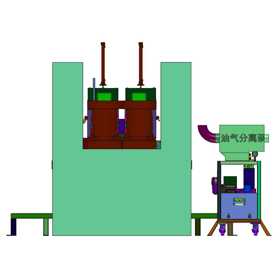 锻坯油膜雾化防护机具
