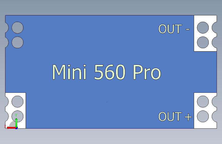 A0018318-Mini560 PRO 降压 DC-DC 转换器 背面视图