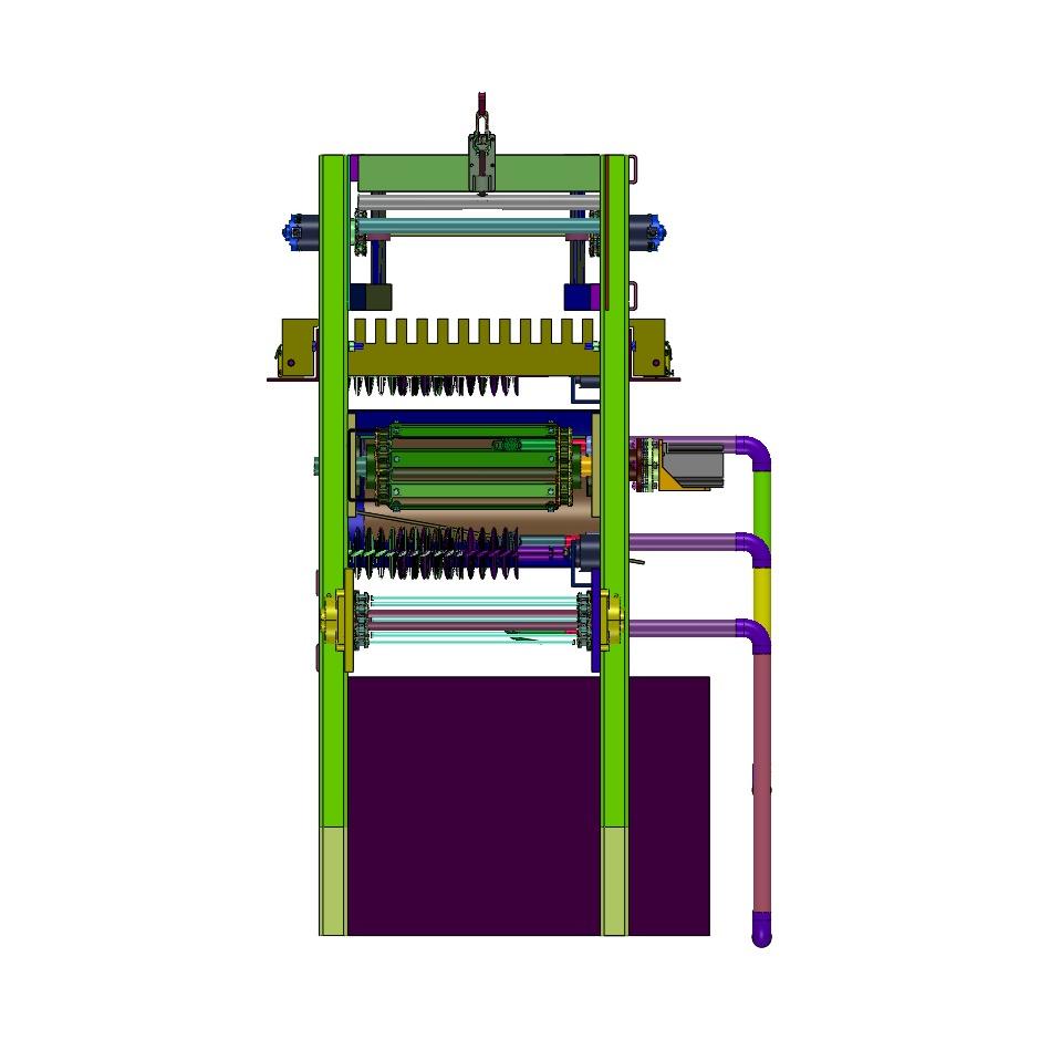 海蛎串索脱除涤洗装置