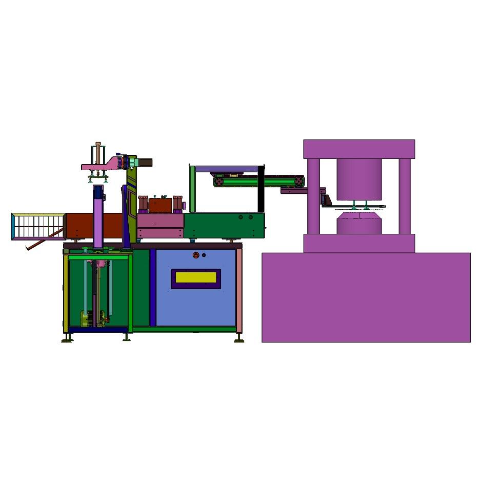 金属锅具成型输送设备
