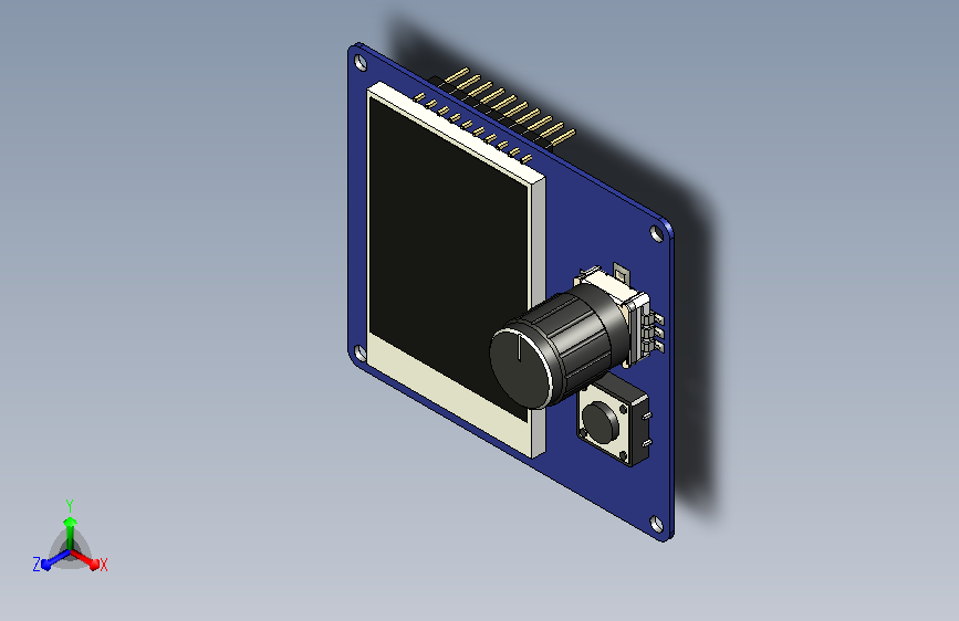 A0018361-2英寸 TFT LCD显示屏带EC11旋转编码器