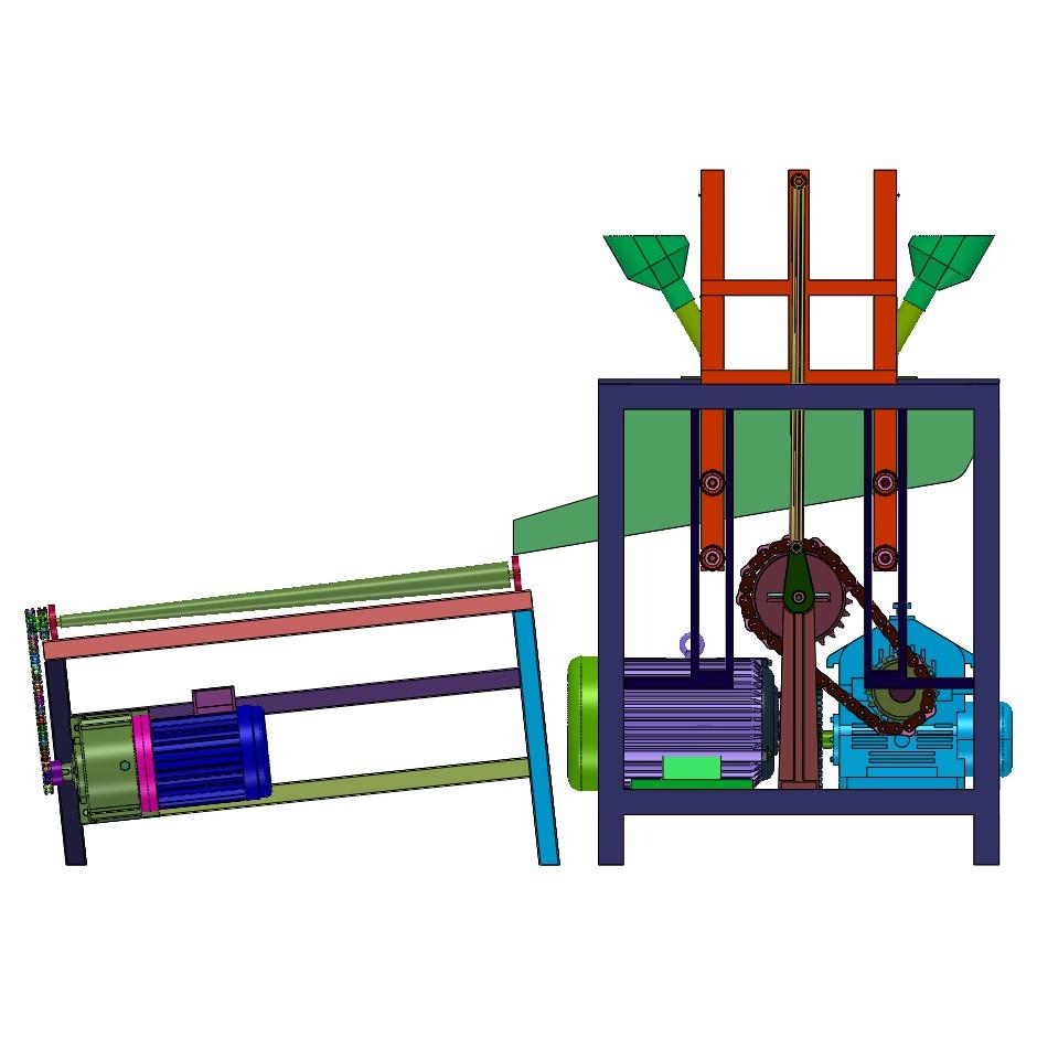 熟榔果核自动切分装置