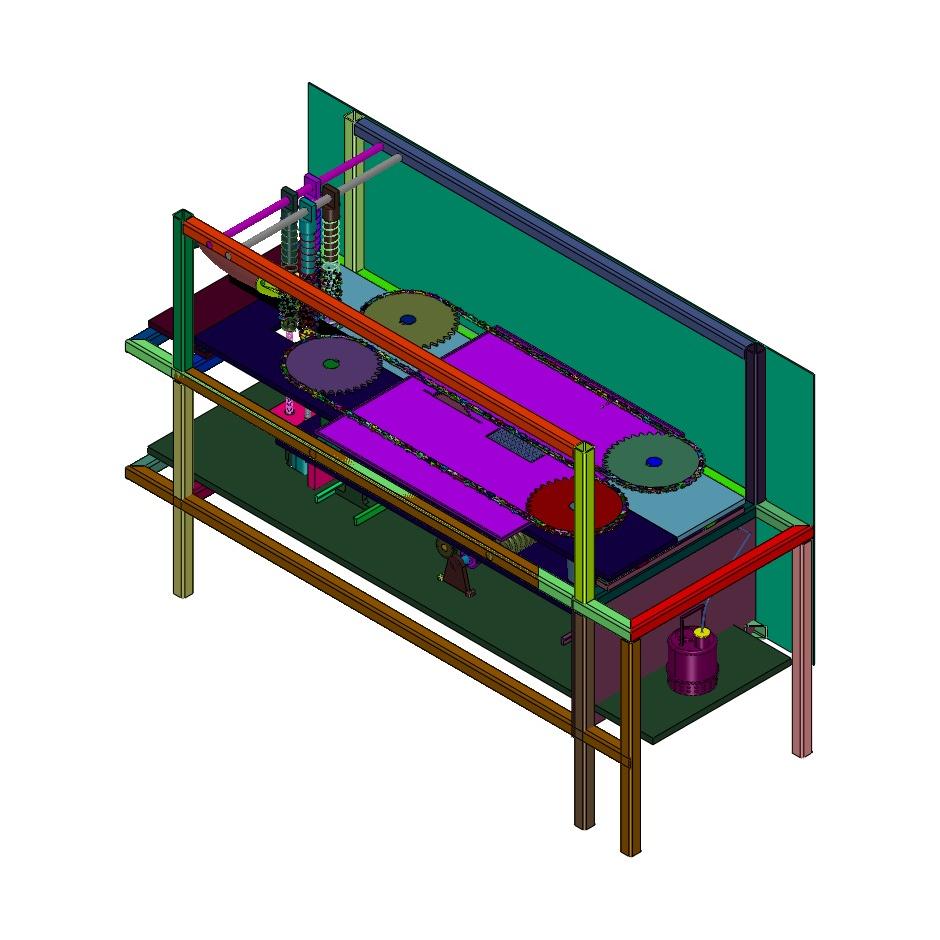 鲜鱼除鳞剖洗专用机具