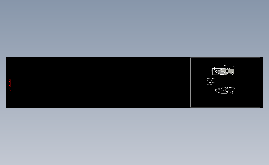 CAD刀具图纸系列v_ox_mini