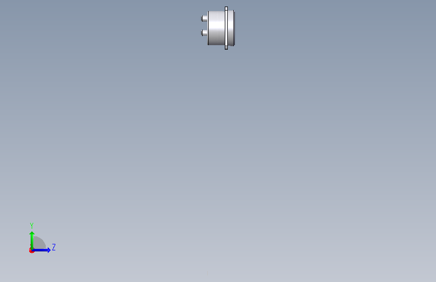 航空对接插头座=431021=10 左侧视图