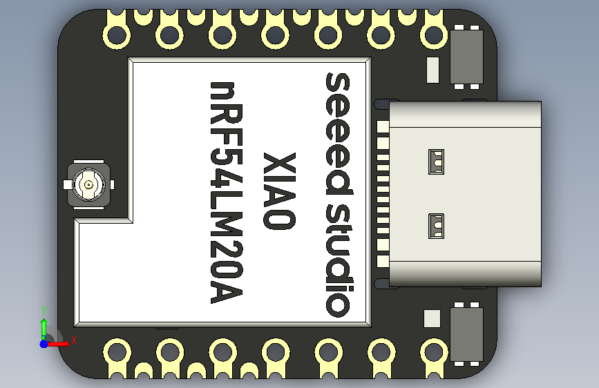 A0018376-Seeed Studio XIAO Nrf54lm20a 正面视图