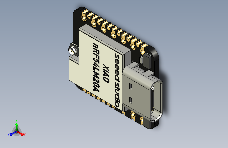 A0018376-Seeed Studio XIAO Nrf54lm20a 主视图