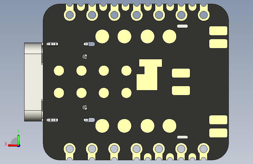 A0018376-Seeed Studio XIAO Nrf54lm20a 背面视图