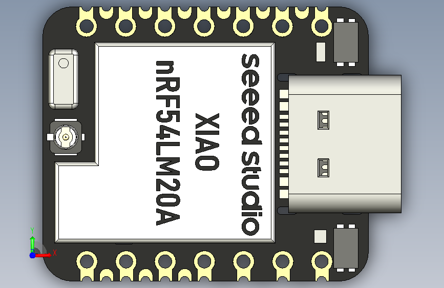 A0018377-Seeed Studio XIAO nRF54LM20A Sense 正面视图