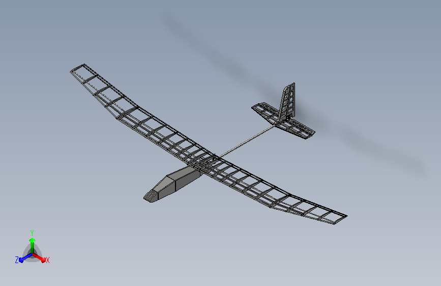 A0018379-轻量级1.7米翼展遥控热气球滑翔机