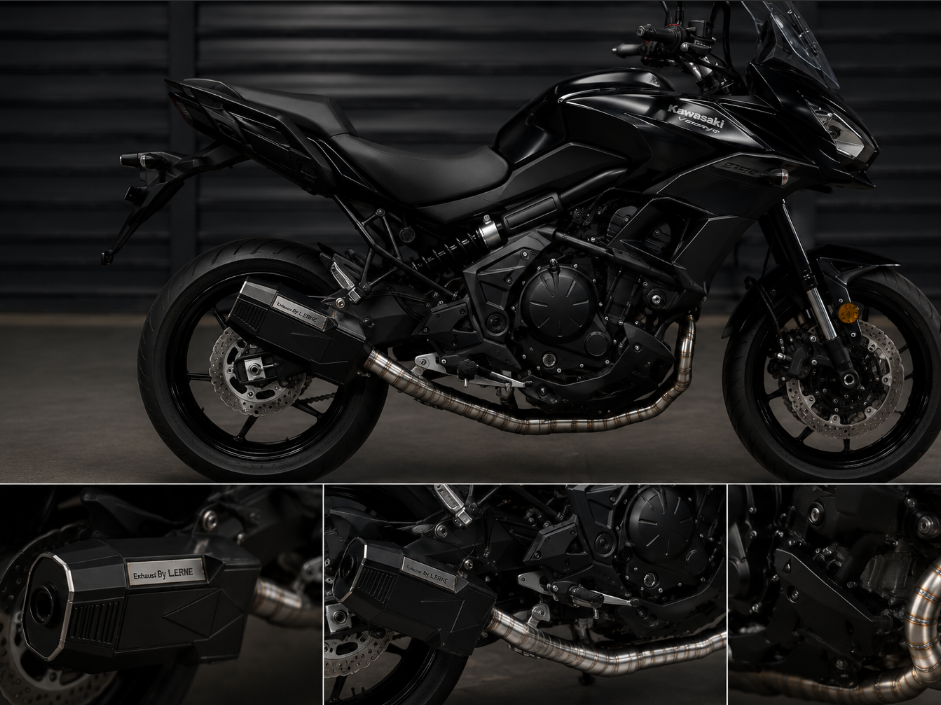A0018394-Pie Cut 消音器和排气管(Pie Cut Versys 650 排气系统)