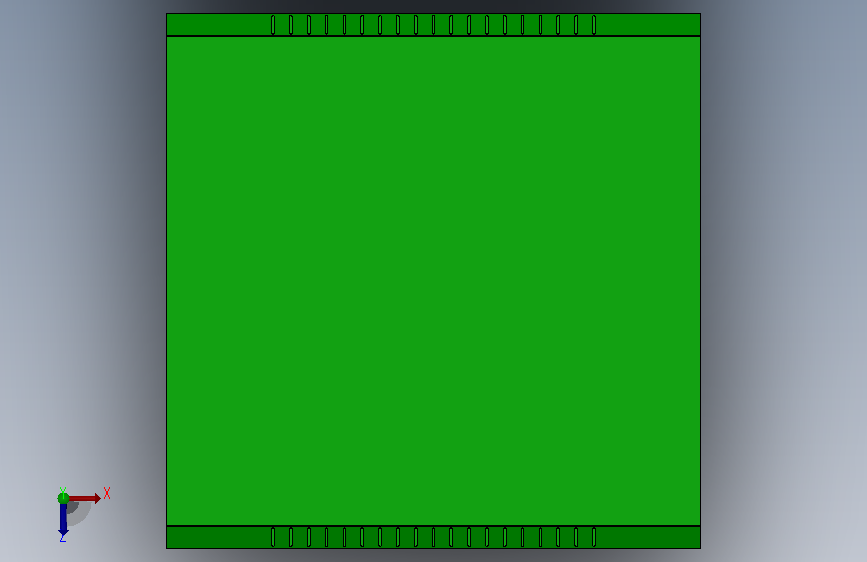 600x600x2200储能柜 俯视图