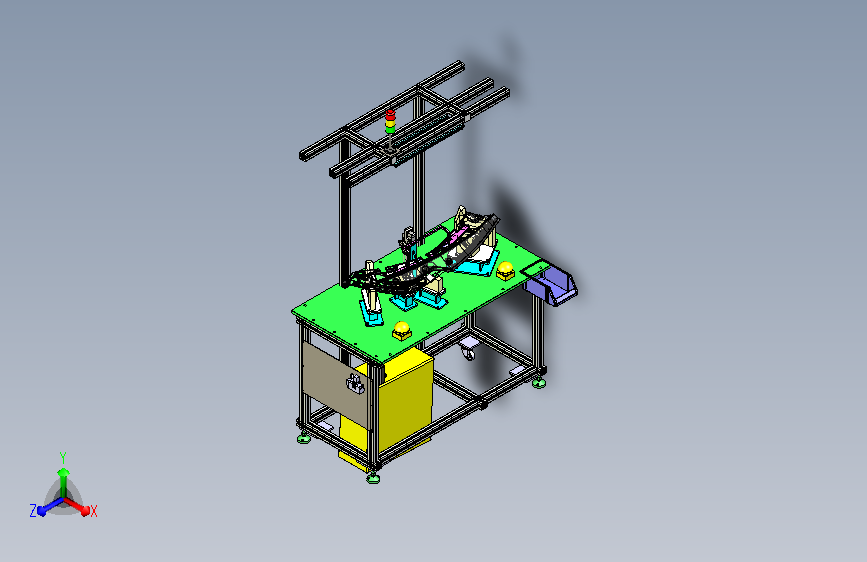 汽车内饰件装配工作站