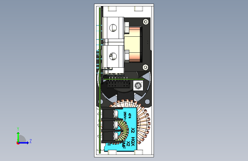 A0018452-Meanwell NSP-750-12 电源 左侧视图