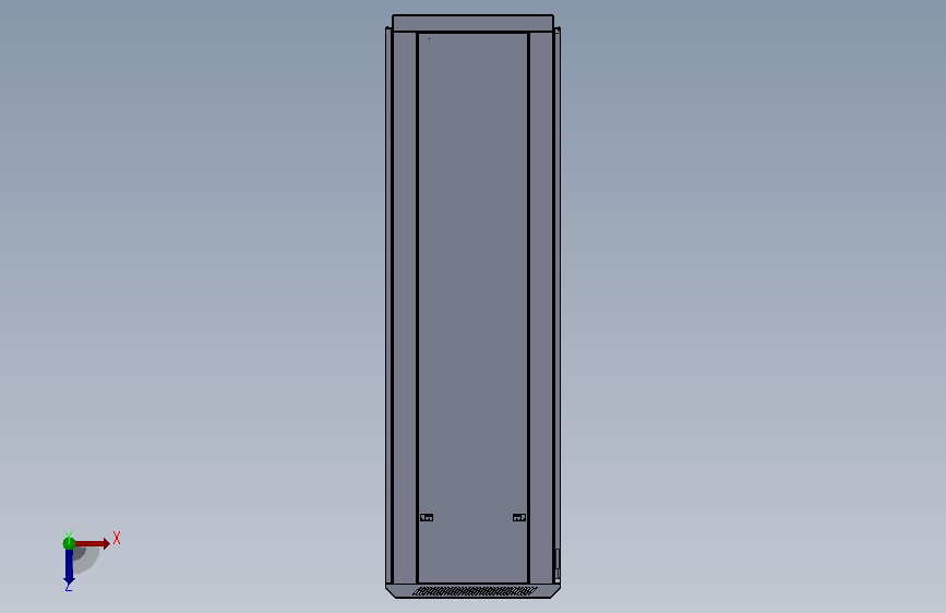 600x600x2000储能柜 俯视图