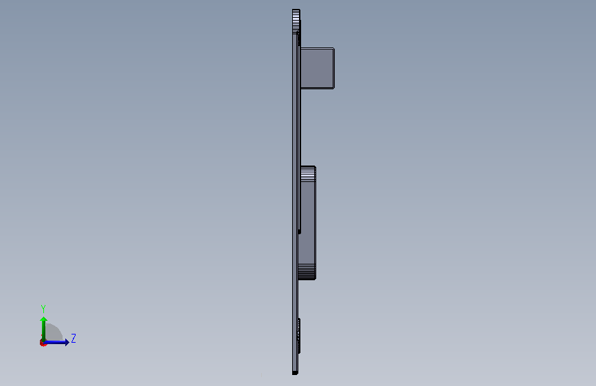 3D增材-CPU - 3D增材-CPU-上盖-1 左侧视图