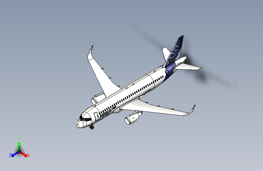 A320飞机前主起落架