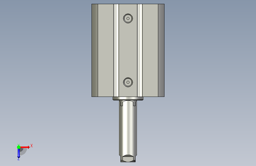 3D装配接口组件,型号3D-JD25X25_ASM,中文 俯视图