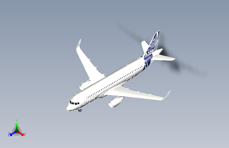 A320飞机前主起落架