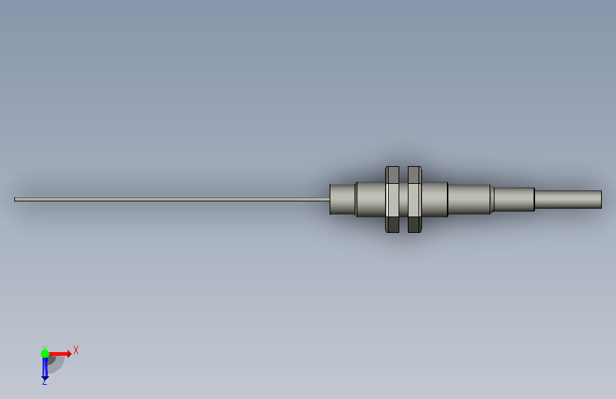 接近开关EV-108U基恩士通用型接近传感器 俯视图