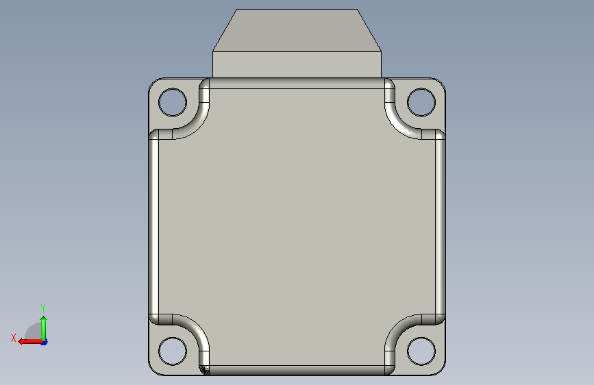 57J1880EC-1000-LS两相闭环步进电机 背面视图