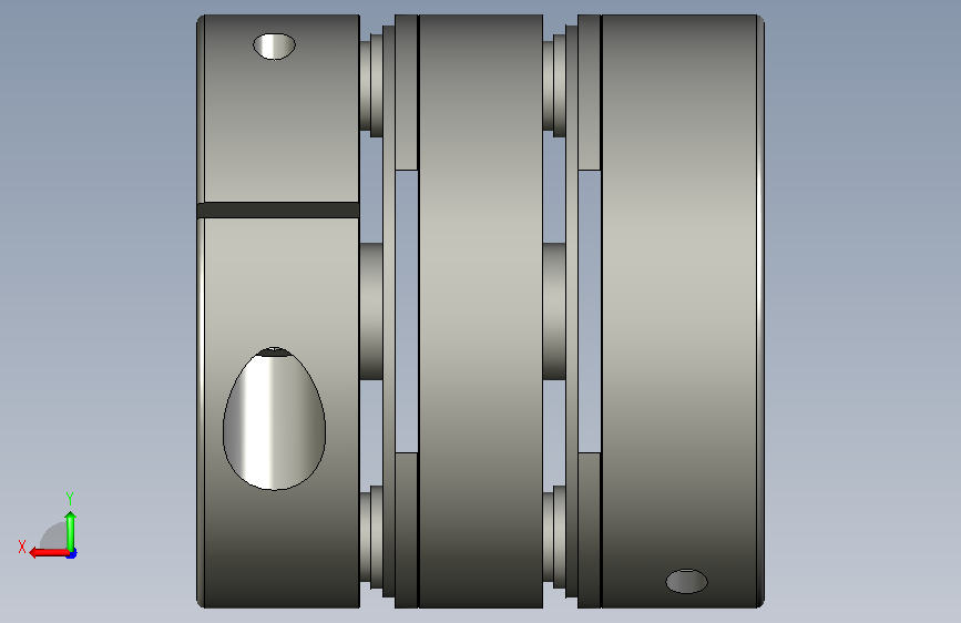 开关电源模块SCPW46-12-19-sx-111 背面视图